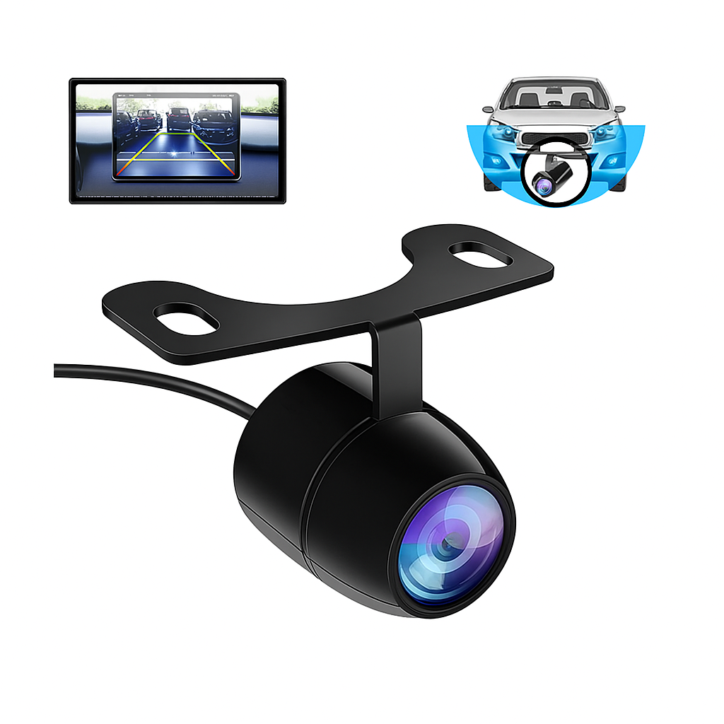 Câmera De Ré Automotiva Hd Estacionamento Visão Noturna