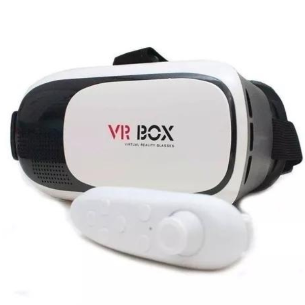 Óculos Vr Box 2.0 Realidade Virtual + Controle Cardboard 3d