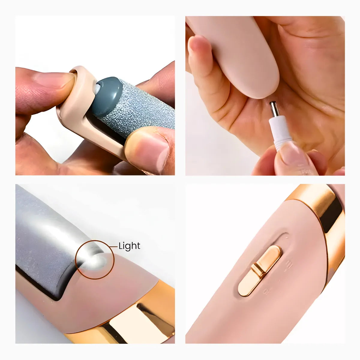 Raspador de Pé Eletrônico Calcanhar Remoção de Calos