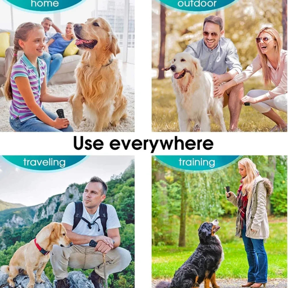 Aparelho Adestrador de Cães Anti-Latido Supersônico  Dispositivo Com Led Lanterna Portátil 3 Modalidade em 1