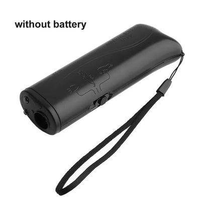 Aparelho Adestrador de Cães Anti-Latido Supersônico  Dispositivo Com Led Lanterna Portátil 3 Modalidade em 1