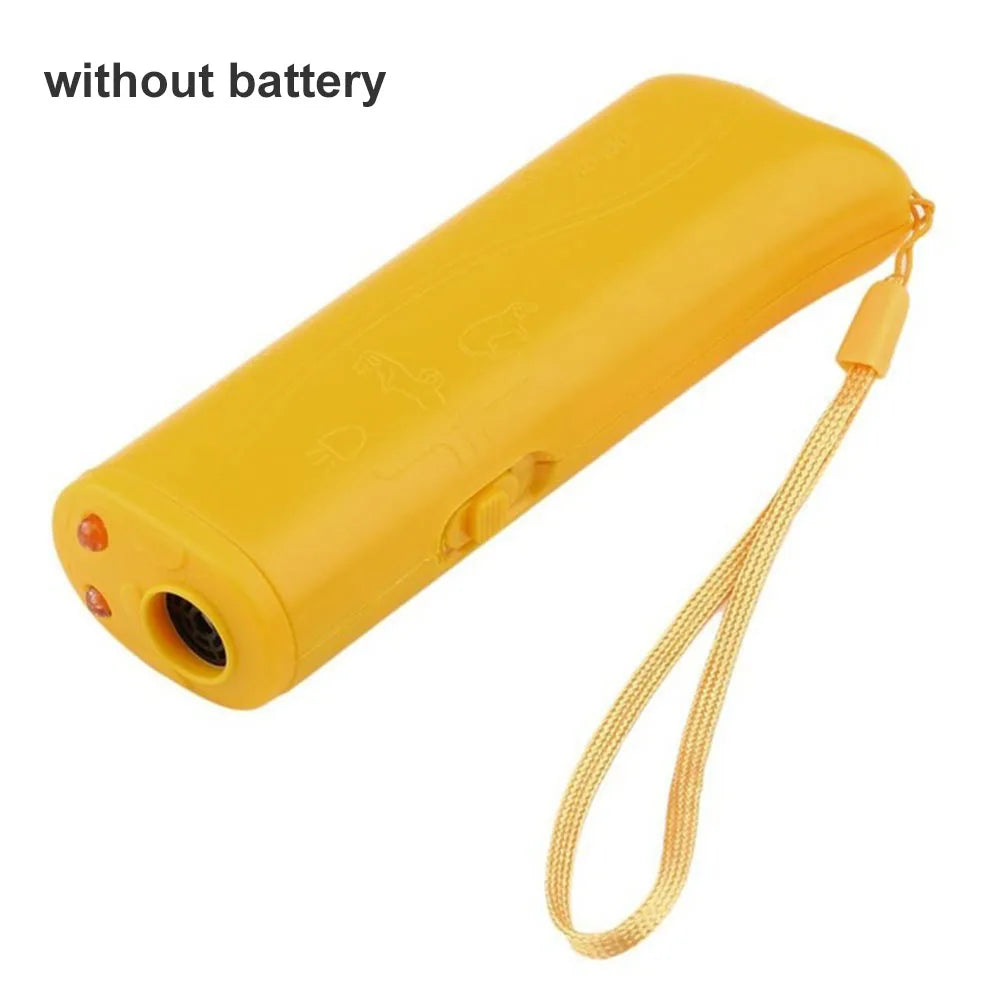 Aparelho Adestrador de Cães Anti-Latido Supersônico  Dispositivo Com Led Lanterna Portátil 3 Modalidade em 1