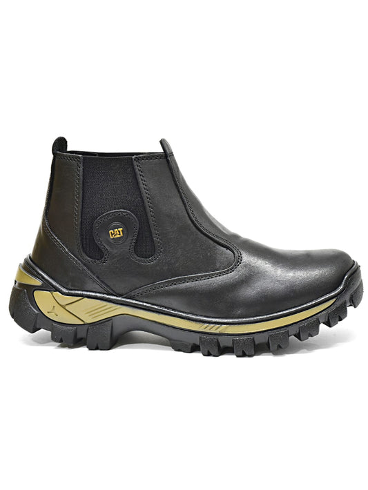 Botina Caterpillar de Couro: Estilo e Força em Cada Passo