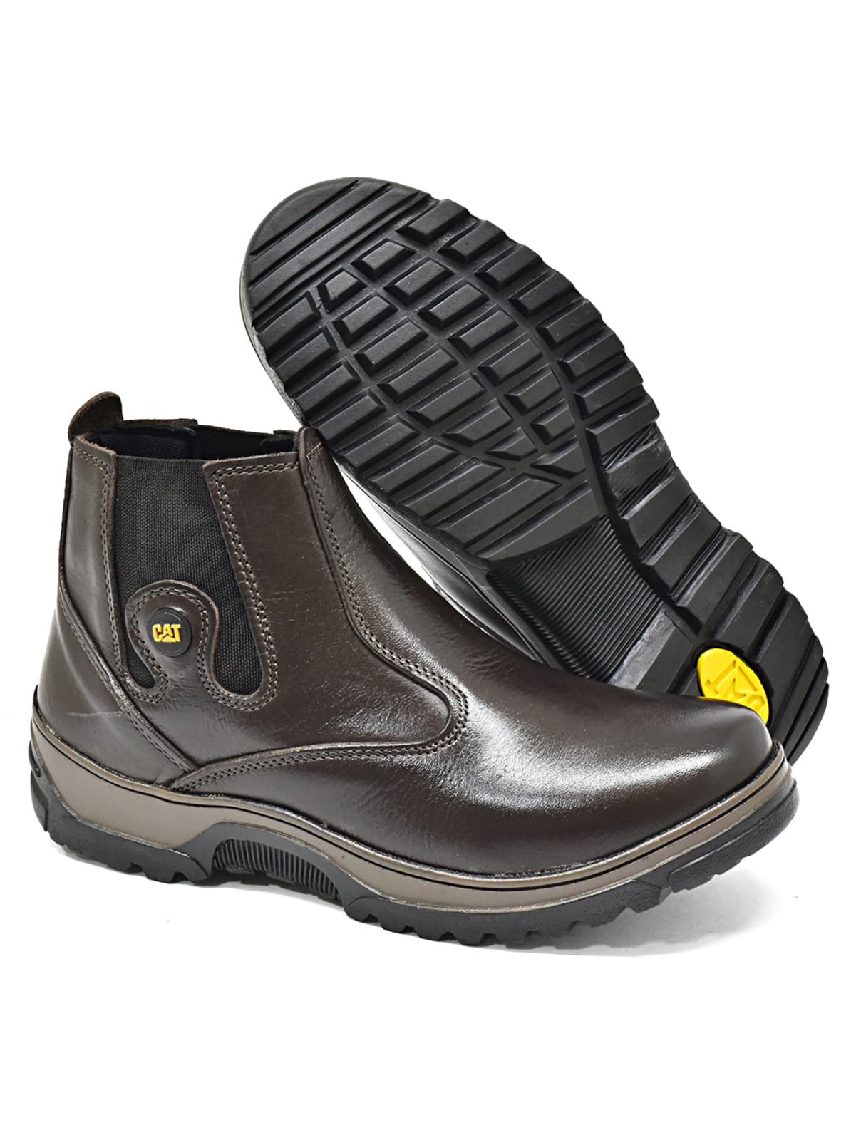 Botina Caterpillar de Couro: O Equilíbrio Perfeito entre Resistência e Estilo