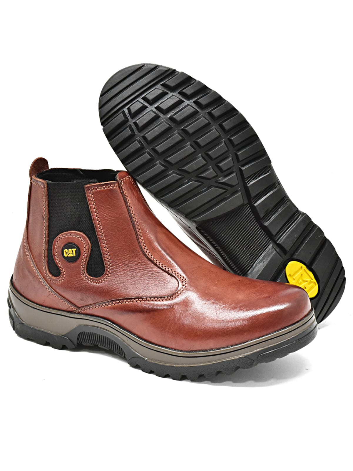 Botina Caterpillar de Couro: O Equilíbrio Perfeito entre Resistência e Estilo