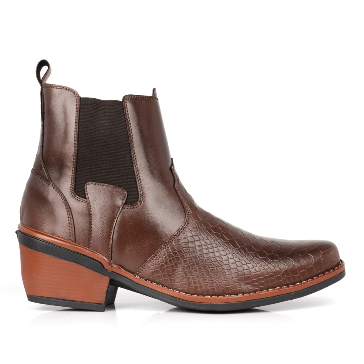 Botina Country-Croco Sintético: Estilo, Conforto e a Força do Autêntico