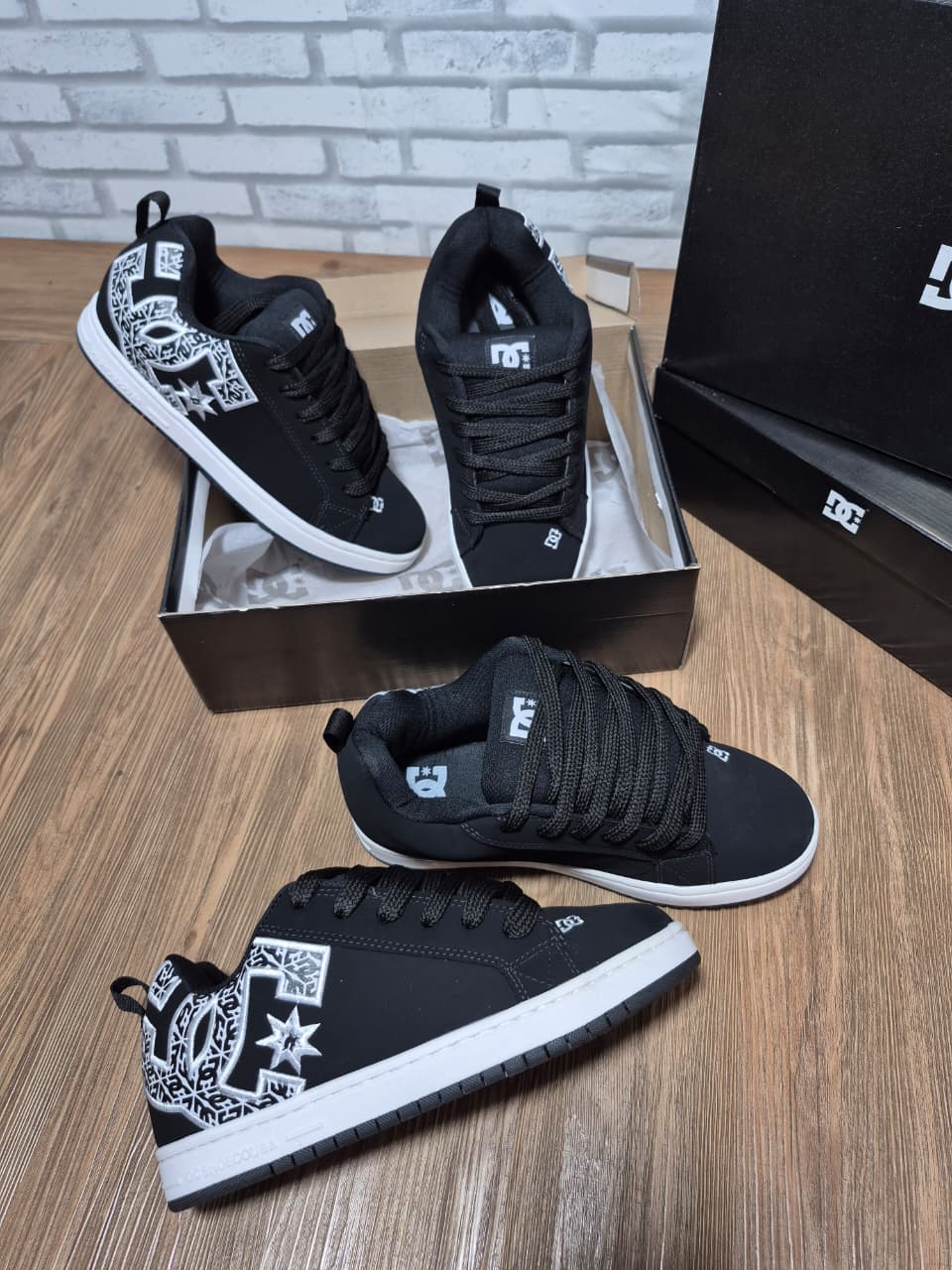 Tênis Calçado Casual de Luxo DC Court Lançamento