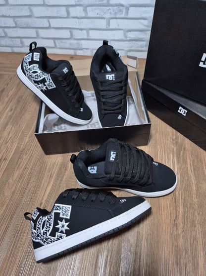 Tênis Calçado Casual de Luxo DC Court Lançamento