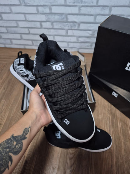 Tênis Calçado Casual de Luxo DC Court Lançamento