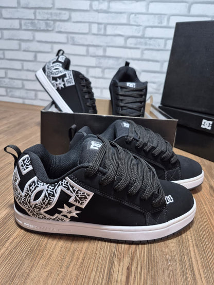 Tênis Calçado Casual de Luxo DC Court Lançamento