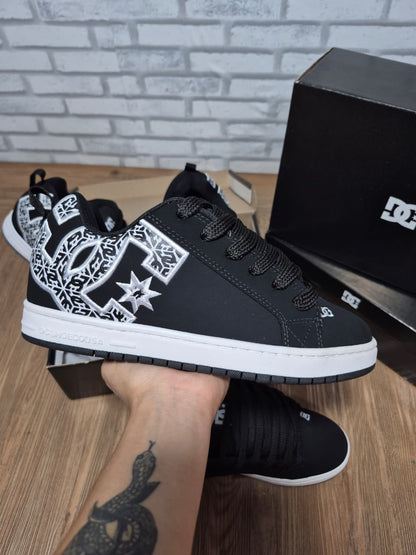 Tênis Calçado Casual de Luxo DC Court Lançamento