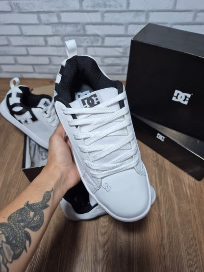 Tênis Calçado Casual de Luxo DC Court Lançamento