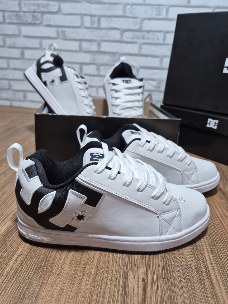 Tênis Calçado Casual de Luxo DC Court Lançamento