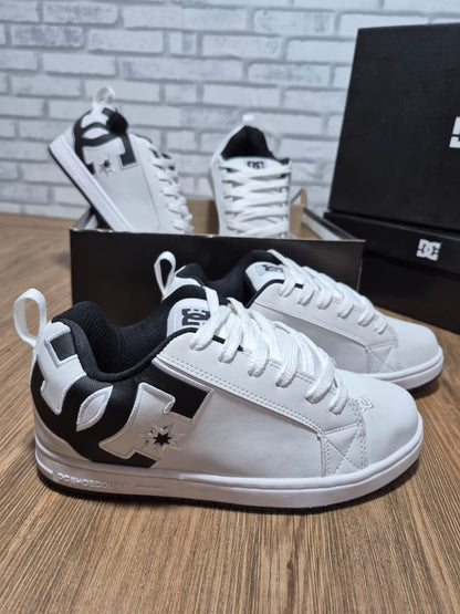 Tênis Calçado Casual de Luxo DC Court Lançamento