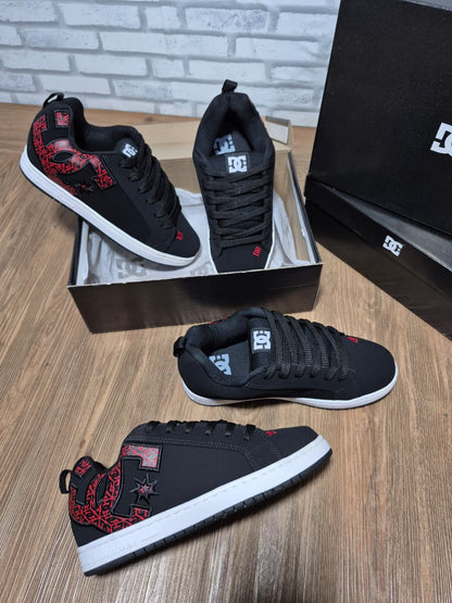 Tênis Calçado Casual de Luxo DC Court Lançamento