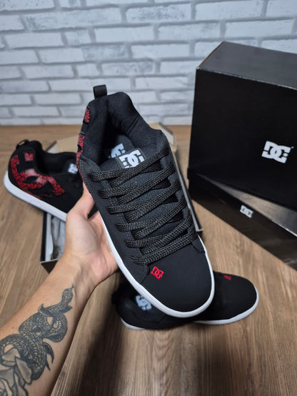 Tênis Calçado Casual de Luxo DC Court Lançamento