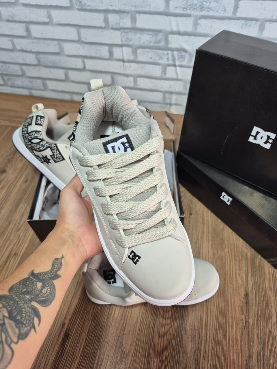 Tênis Calçado Casual de Luxo DC Court Lançamento