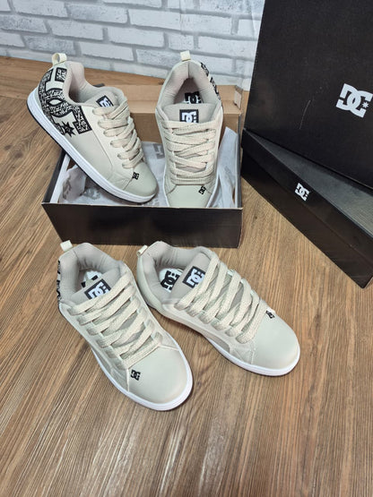 Tênis Calçado Casual de Luxo DC Court Lançamento