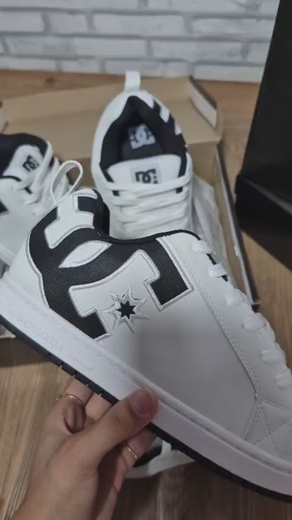 Tênis Calçado Casual de Luxo DC Court Lançamento