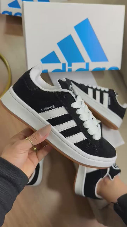 Tênis Adidas Campos OOS Unissex 2 Cadarços Preto/Branco