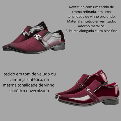 Sapato Social Sintético Masculino
