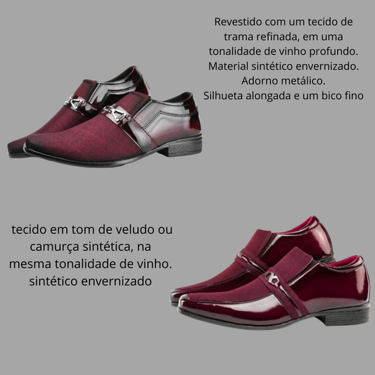 Sapato Social Sintético Masculino